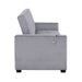9258 Convertible Sofa Bed with Hidden Storage, Cup Holders and Charging Ports image