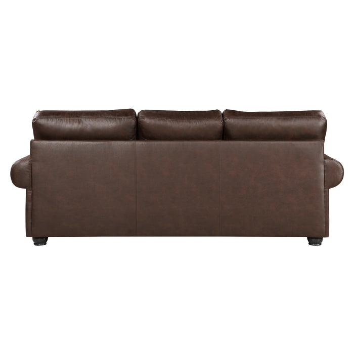 Franklin Sofa in Brown - 9260DB-3 - FAMSA Furniture (TX)
