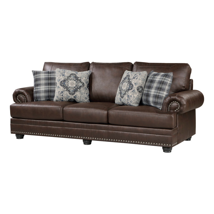 Franklin Sofa in Brown - 9260DB-3 - FAMSA Furniture (TX)