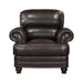 Milford Chair in Brown - 9268BRW-1 - FAMSA Furniture (TX)