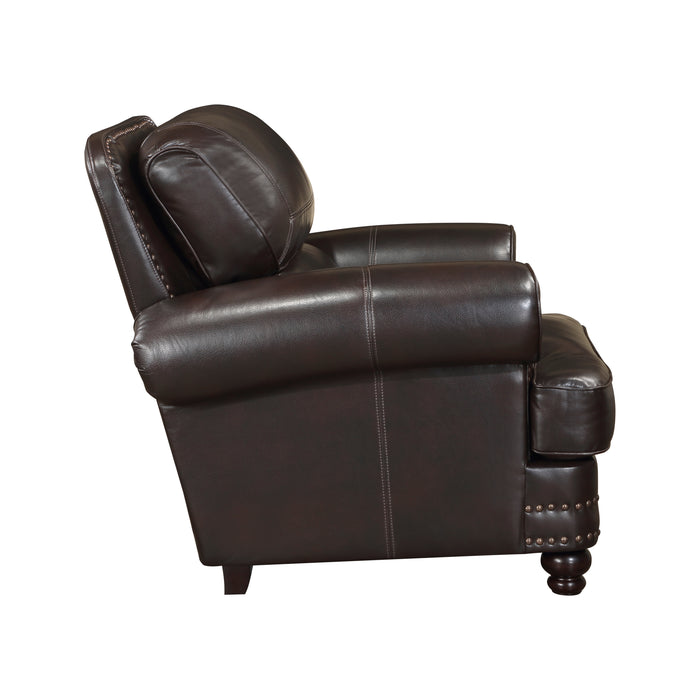 Milford Chair in Brown - 9268BRW-1 - FAMSA Furniture (TX)