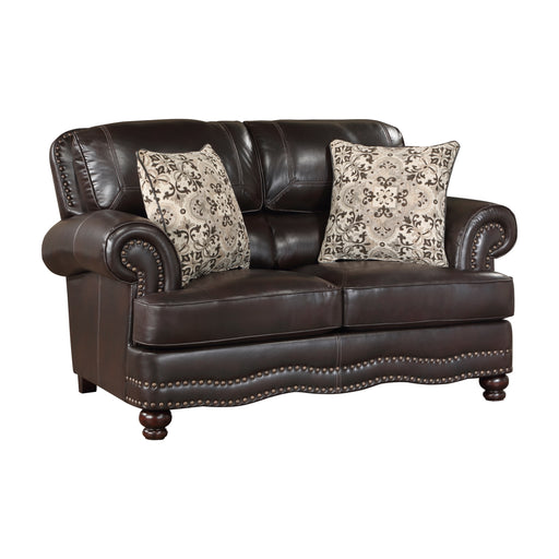 Milford Loveseat in Brown - 9268BRW-2 - FAMSA Furniture (TX)