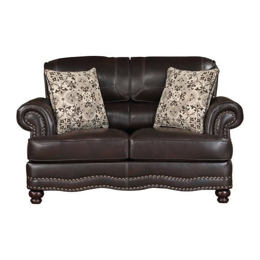 Milford Loveseat in Brown - 9268BRW-2 - FAMSA Furniture (TX)