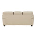 Foxborough 2pc Set: Sofa, Love in Cream - 9269CR*2 - FAMSA Furniture (TX)
