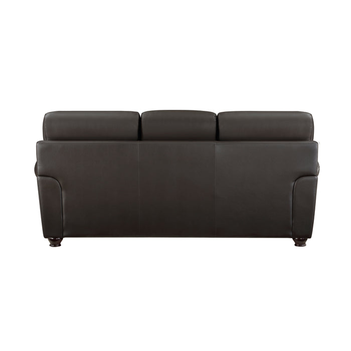 Foxborough 2pc Set: Sofa, Love in Brown - 9269DB*2 - FAMSA Furniture (TX)