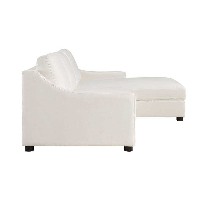 Zayden 2-Piece Sectional with Right Chaise in Beige - 9277VR*22LRC - FAMSA Furniture (TX)