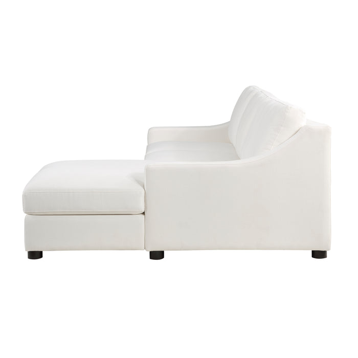 Zayden 2-Piece Sectional with Right Chaise in Beige - 9277VR*22LRC - FAMSA Furniture (TX)