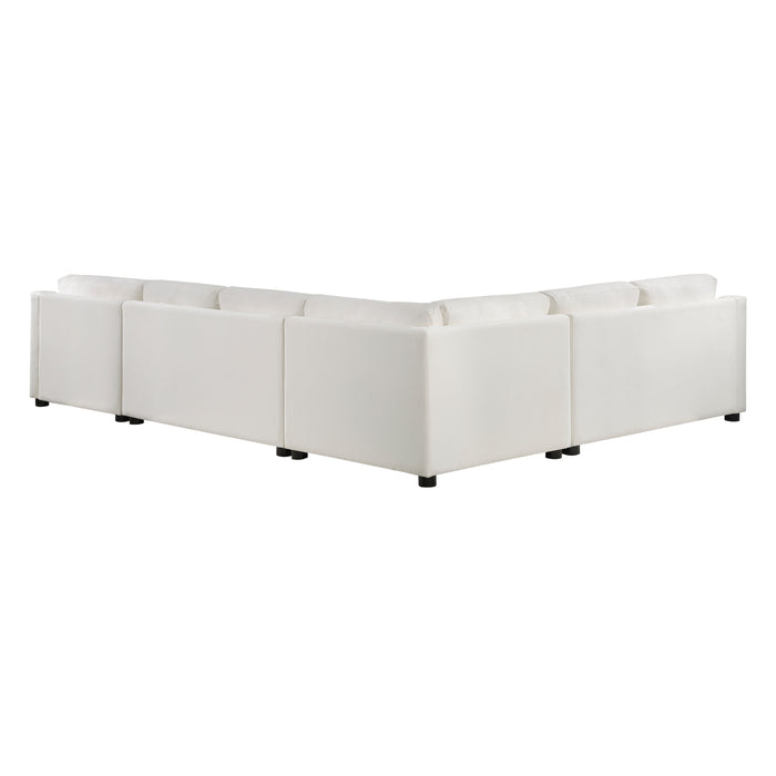 Zayden 4-Piece Sectional with Right Chaise in Beige - 9277VR*42LRC - FAMSA Furniture (TX)