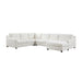Zayden 4-Piece Sectional with Right Chaise in Beige - 9277VR*42LRC - FAMSA Furniture (TX)
