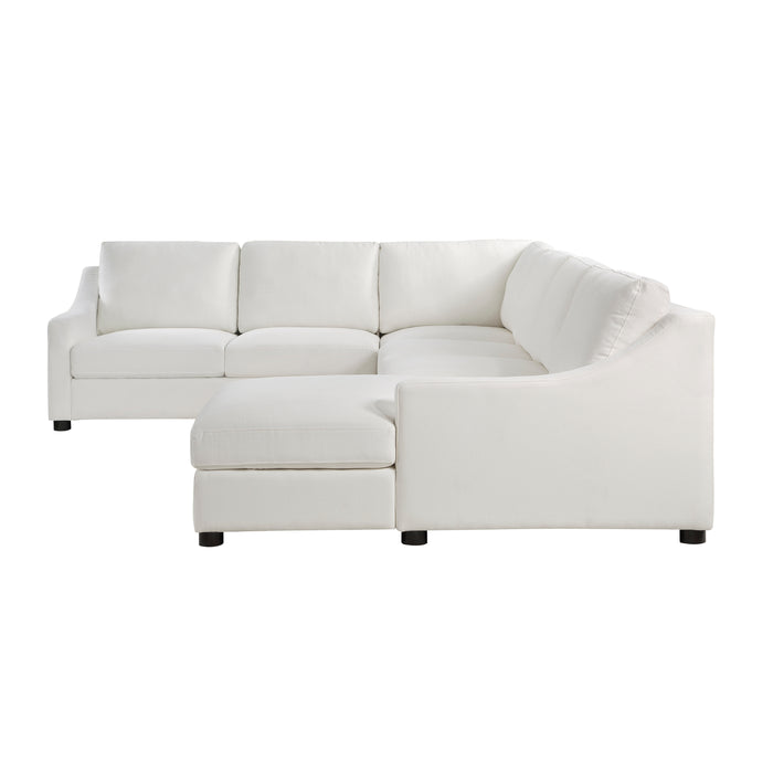 Zayden 4-Piece Sectional with Right Chaise in Beige - 9277VR*42LRC - FAMSA Furniture (TX)