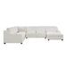 Zayden 4-Piece Sectional with Right Chaise in Beige - 9277VR*42LRC - FAMSA Furniture (TX)