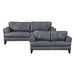 Thierry 2pc Set: Sofa, Love in Gray - 9279BGY*2 - FAMSA Furniture (TX)