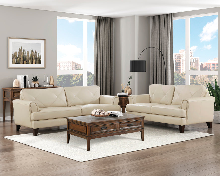 Thierry Loveseat in Cream - 9279CRM-2 - FAMSA Furniture (TX)