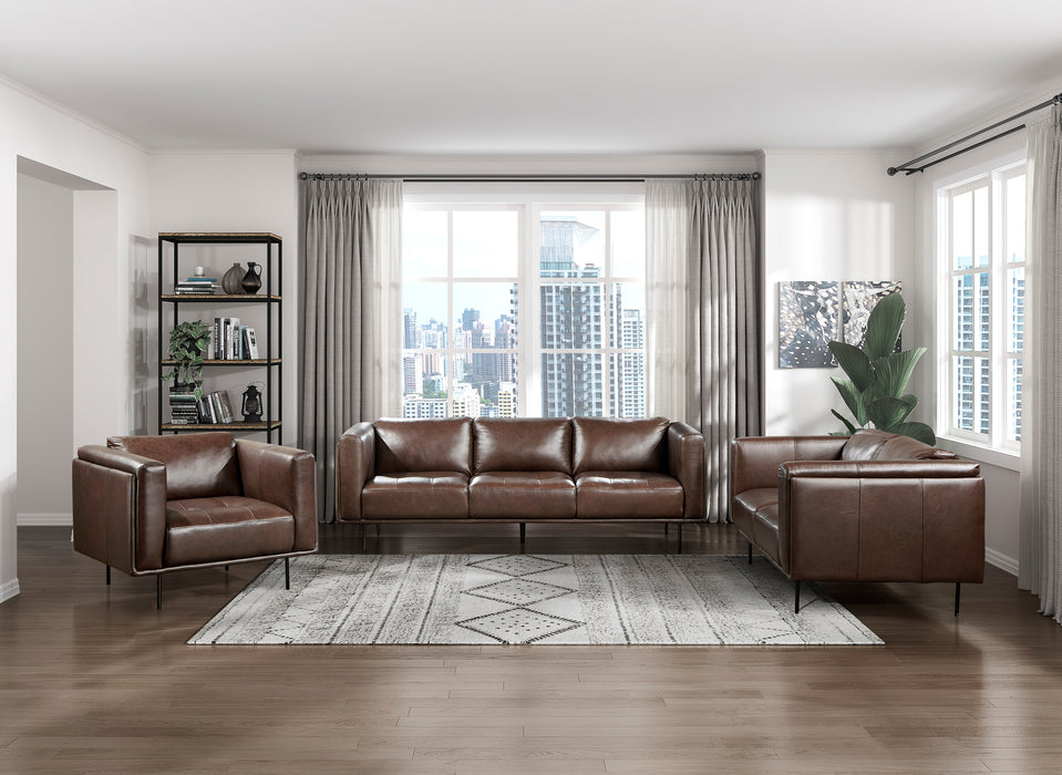 Soren Sofa in Brown - 9280BR-3 - FAMSA Furniture (TX)