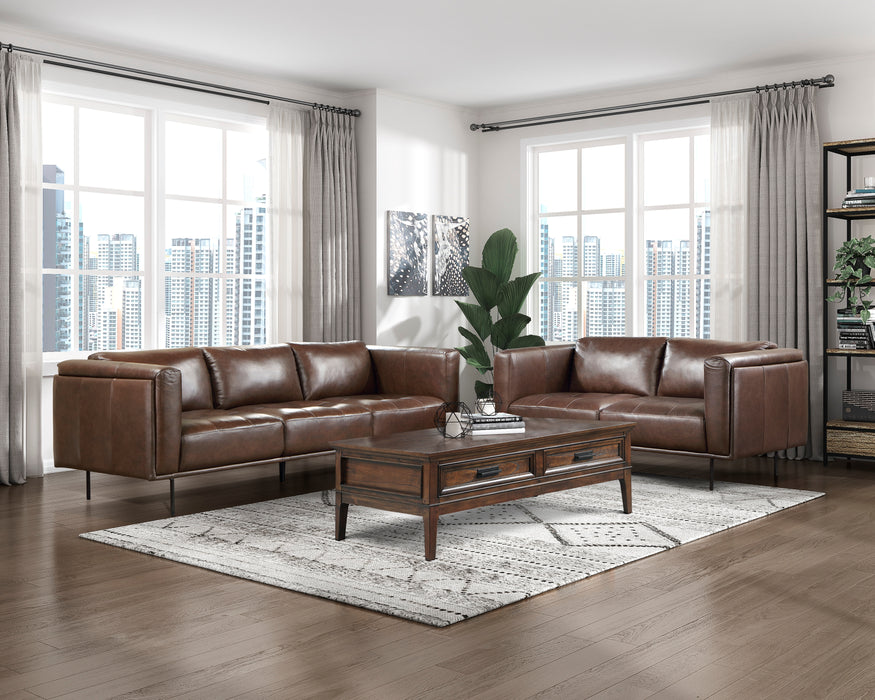 Soren Sofa in Brown - 9280BR-3 - FAMSA Furniture (TX)