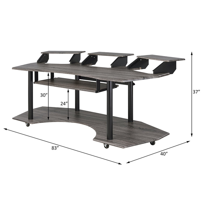 83" Music Studio Desk - Image 8