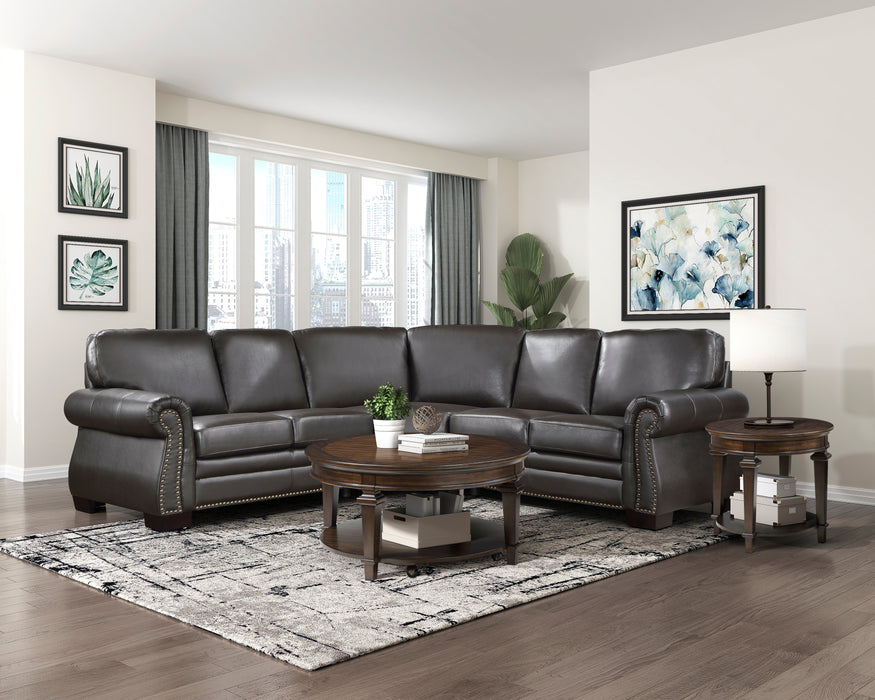 Wareham 3-Piece Sectional in Brown - 9289DB*SC - FAMSA Furniture (TX)