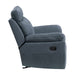 Clifton Glider Reclining Chair in Blue - 9301BUE-1 - FAMSA Furniture (TX)