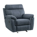 Clifton Glider Reclining Chair in Blue - 9301BUE-1 - FAMSA Furniture (TX)