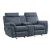 9301BUE-2 Double Glider Reclining Love Seat with Center Console image