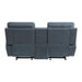9301BUE-2 Double Glider Reclining Love Seat with Center Console image