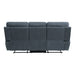 9301BUE-3 Double Reclining Sofa with Center Drop-Down Cup Holders image