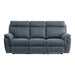 Clifton 2pc Set: Sofa, Love in Blue - 9301BUE*2 - FAMSA Furniture (TX)