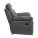 Clifton Glider Reclining Chair in Gray - 9301GRY-1 - FAMSA Furniture (TX)