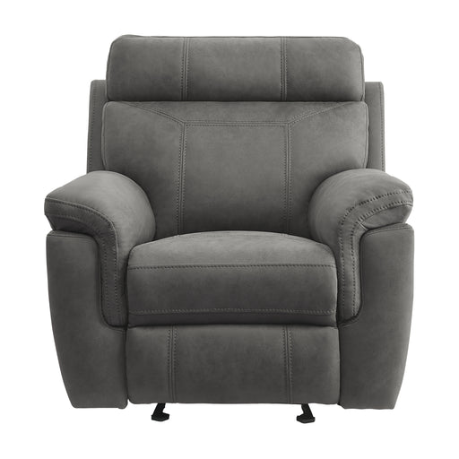 Clifton Glider Reclining Chair in Gray - 9301GRY-1 - FAMSA Furniture (TX)