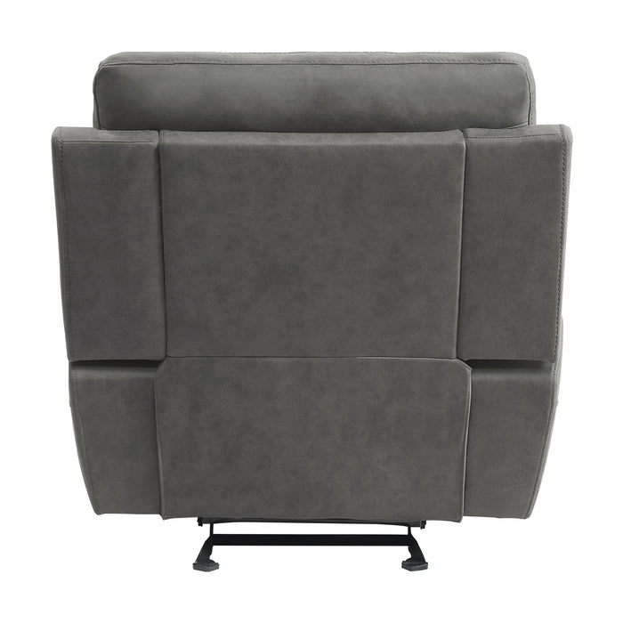 Clifton Glider Reclining Chair in Gray - 9301GRY-1 - FAMSA Furniture (TX)