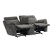 9301GRY-2 Double Glider Reclining Love Seat with Center Console image