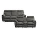 Clifton 2pc Set: Sofa, Love in Gray - 9301GRY*2 - FAMSA Furniture (TX)