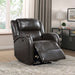 Foxcroft Power Reclining Chair in Brown - 9316PUBR-1PW - FAMSA Furniture (TX)