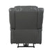 Foxcroft Power Reclining Chair in Gray - 9316PUGY-1PW - FAMSA Furniture (TX)