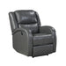 Foxcroft Power Reclining Chair in Gray - 9316PUGY-1PW - FAMSA Furniture (TX)
