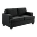 Elmont 2pc Set: Sofa, Love in Black - 9327BK*2 - FAMSA Furniture (TX)
