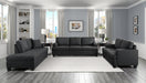 Elmont Sofa in Black - 9327BK-3 - FAMSA Furniture (TX)