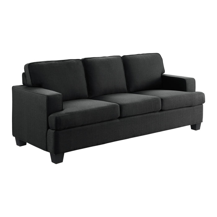 Elmont Sofa in Black - 9327BK-3 - FAMSA Furniture (TX)