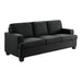 Elmont Sofa in Black - 9327BK-3 - FAMSA Furniture (TX)