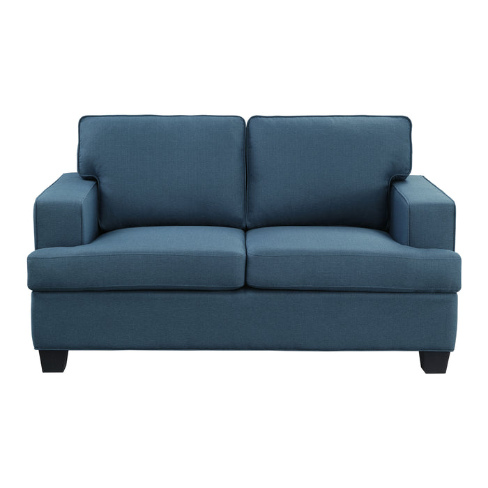 Elmont Loveseat in Blue - 9327BU-2 - FAMSA Furniture (TX)