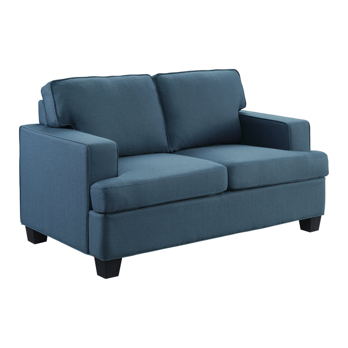 Elmont Loveseat in Blue - 9327BU-2 - FAMSA Furniture (TX)