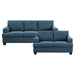 Elmont 2pc Set: Sofa, Love in Blue - 9327BU*2 - FAMSA Furniture (TX)