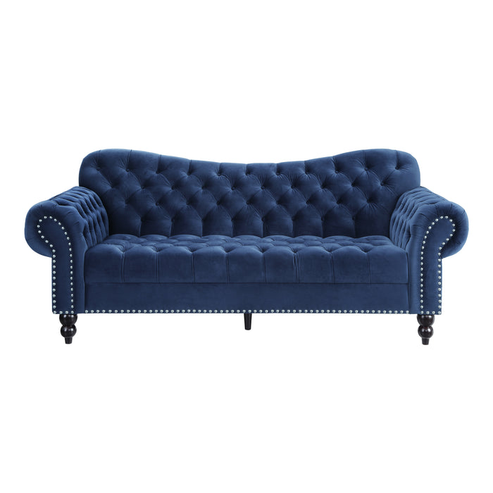 Rosalie Sofa in Blue - 9330BU-3 - FAMSA Furniture (TX)