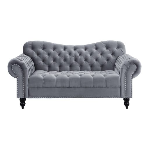 Rosalie Loveseat in Gray - 9330DG-2 - FAMSA Furniture (TX)