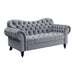 Rosalie 2pc Set: Sofa, Love in Gray - 9330DG*2 - FAMSA Furniture (TX)
