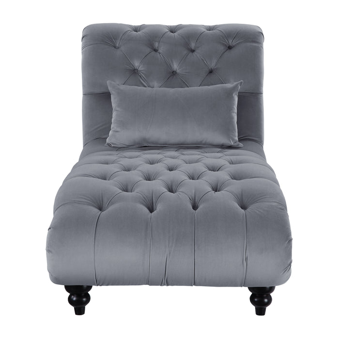 Rosalie Chaise in Gray - 9330DG-5 - FAMSA Furniture (TX)