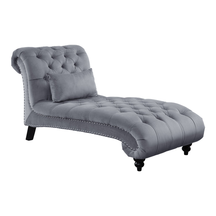 Rosalie Chaise in Gray - 9330DG-5 - FAMSA Furniture (TX)
