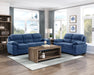Holleman Sofa in Blue - 9333BU-3 - FAMSA Furniture (TX)