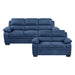 Holleman 2pc Set: Sofa, Love in Blue - 9333BU*2 - FAMSA Furniture (TX)