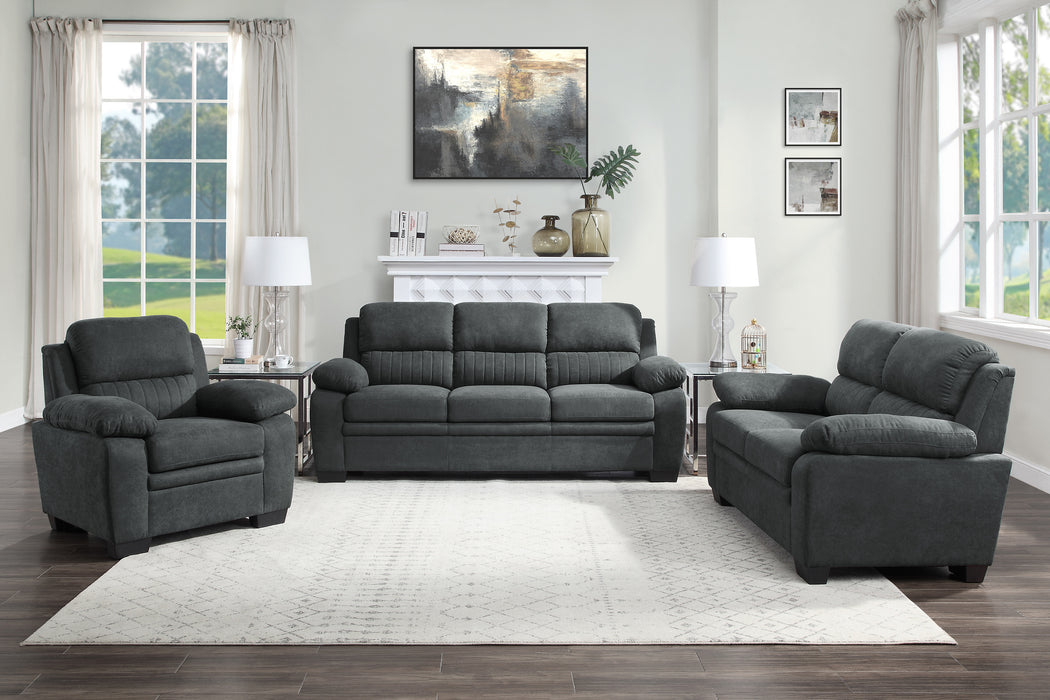 Holleman Sofa in Gray - 9333DG-3 - FAMSA Furniture (TX)